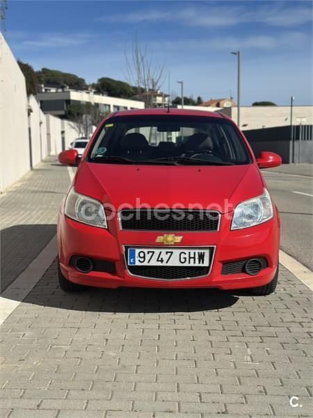 Usado Chevrolet Aveo LS 84 CV (61 kW) 2008 Rojo Berlina