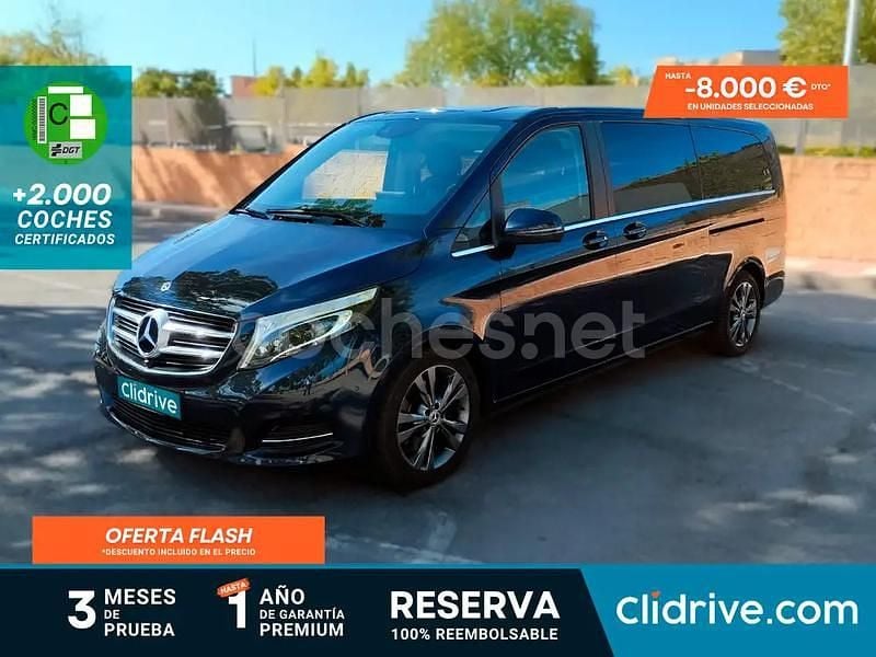 Negro Usado 2018 Mercedes V250 Avantgarde Monovolumen | 36.190 € (Super precio) - Imagen 1/3