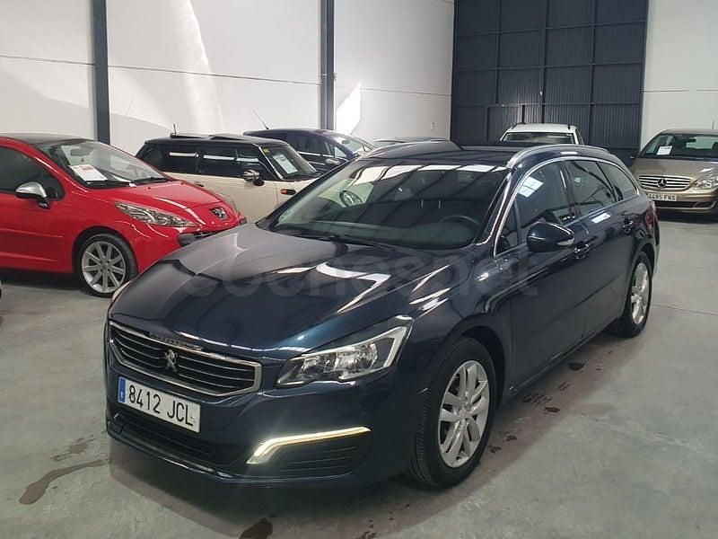Usado Peugeot 508 SW Active 150 CV (110 kW) 2015 Azul Familiar