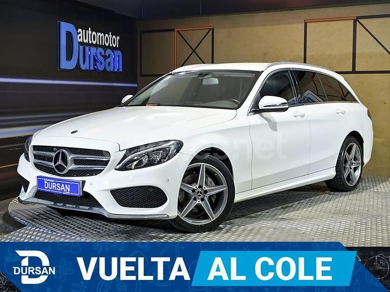 Blanco Usado 2018 Mercedes C220 Familiar | 23.990 € (Un poco caro) - Imagen 1/4
