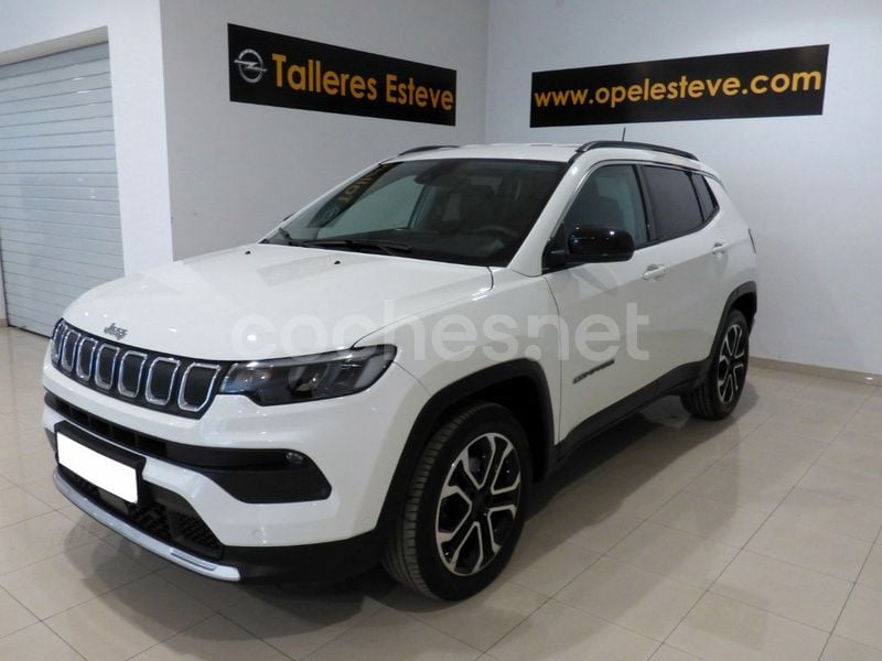 Blanco Usado 2022 Jeep Compass Limited SUV | 20.990 € (Precio justo) - Imagen 1/4