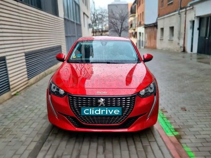 Usado Peugeot 208 GT-line 100 CV (73 kW) 2020 Rojo Utilitario