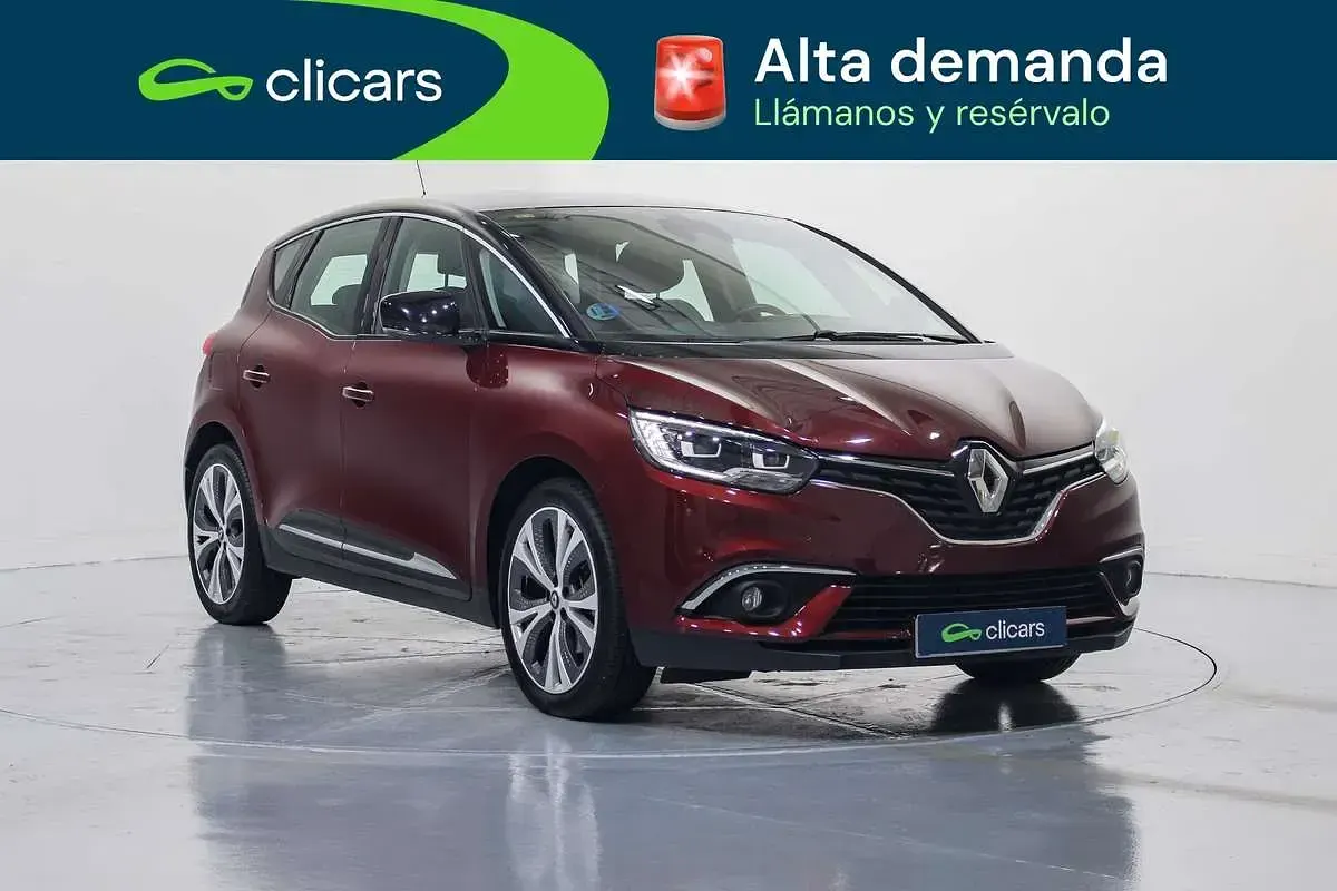 Usado Renault Scenic E-Tech Zen 110 CV (80 kW) 2018 Rojo Monovolumen