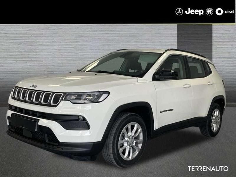 Blanco Usado 2021 Jeep Compass Longitude SUV | 21.800 € (Precio justo) - Imagen 1/4
