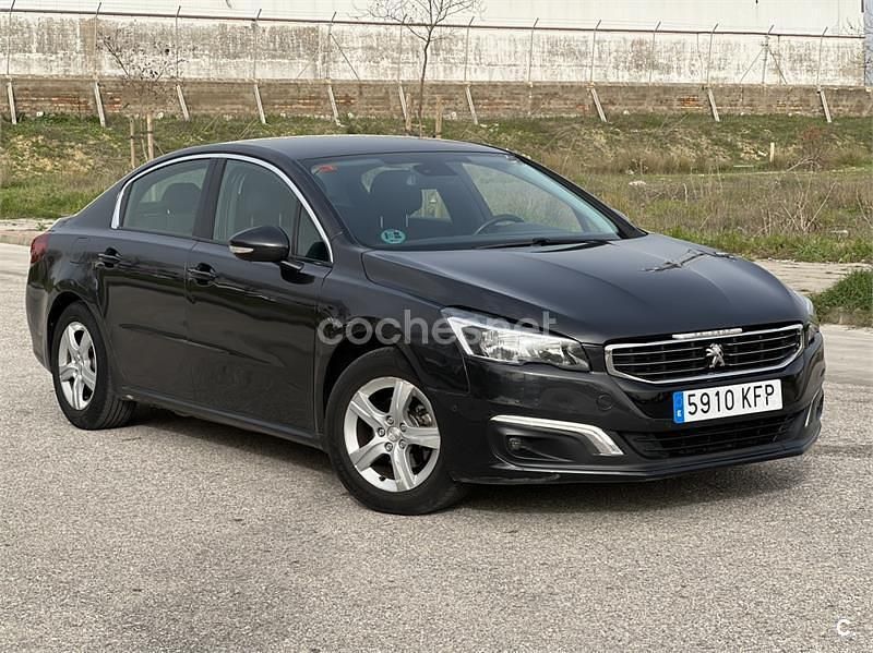 Usado Peugeot 508 Active 120 CV (88 kW) 2017 Negro Berlina