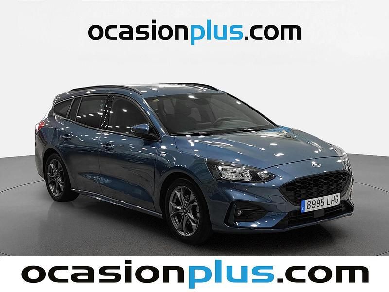 Usado Ford Focus ST-Line 125 CV (91 kW) 2020 Azul Familiar