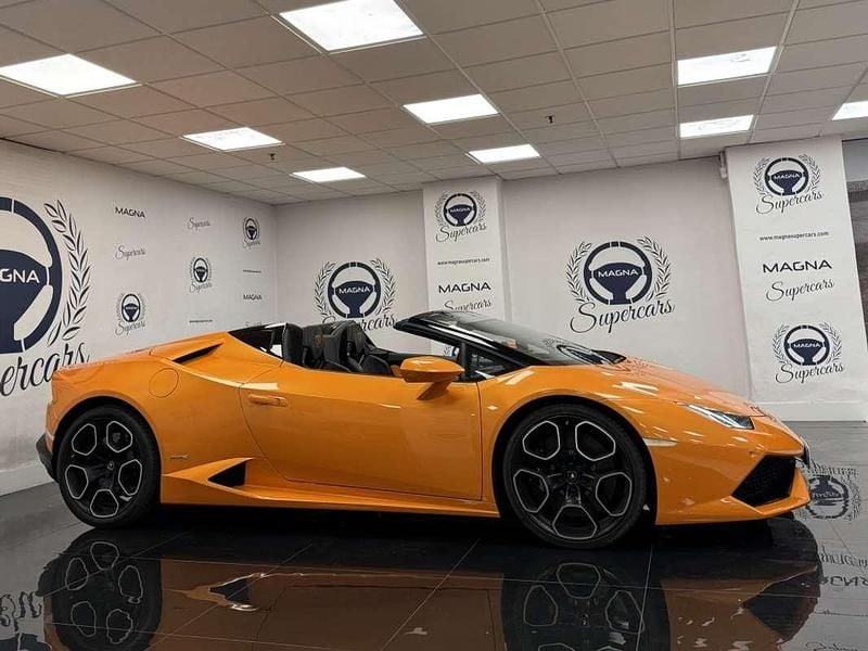 Usado Lamborghini Huracán 610 CV (448 kW) 2016 Naranja Descapotable