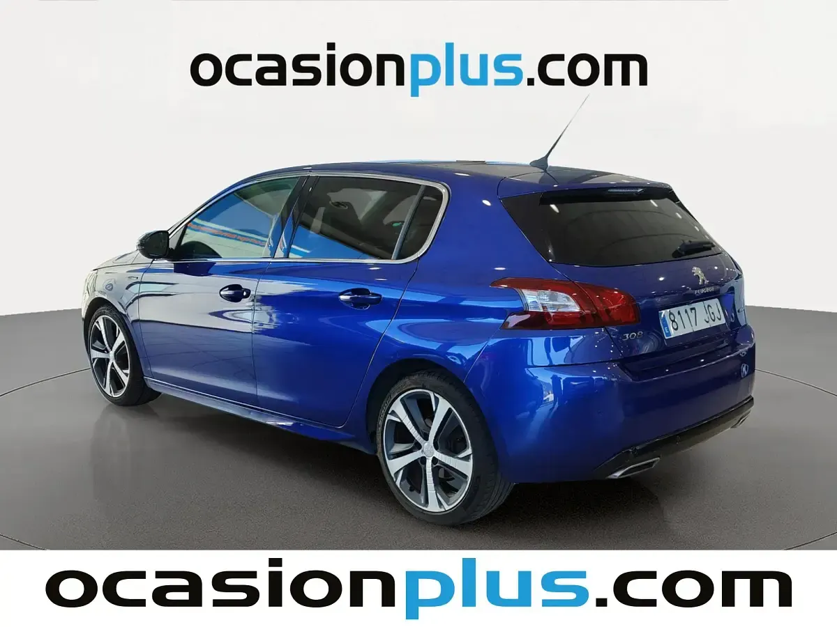 Usado Peugeot 308 GT-line 131 CV (96 kW) 2015 Azul Utilitario