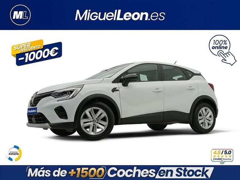 Blanco Usado 2021 Renault Captur Intens SUV | 11.485 € (Precio justo) - Imagen 1/3