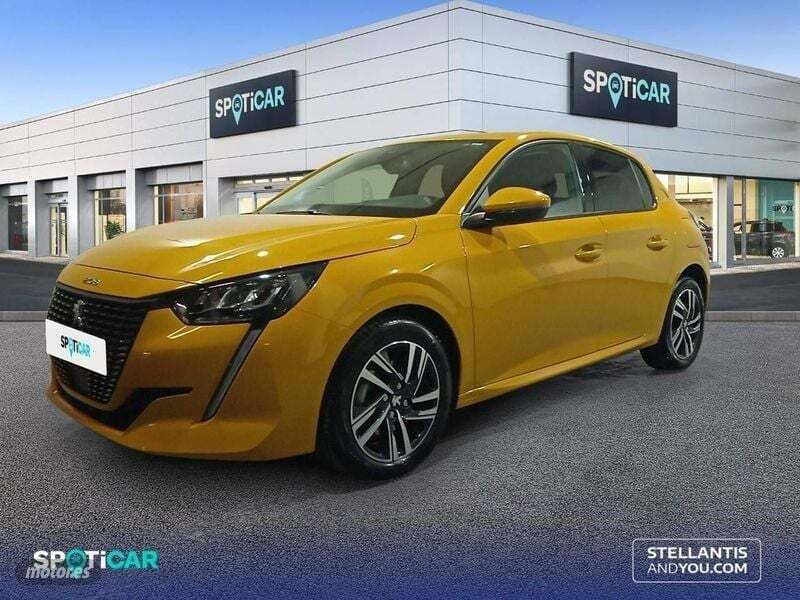 Amarillo Usado 2021 Peugeot 208 Allure Utilitario | 16.920 € (Caro) - Imagen 1/4