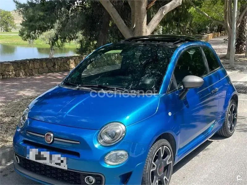 Usado Fiat 500S S 69 CV (50 kW) 2019 Azul Berlina