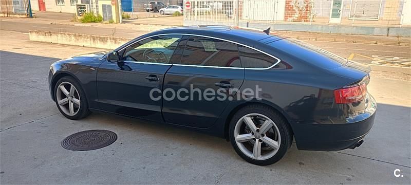 Usado Audi A5 Sportback S-Line 170 CV (125 kW) 2010 Negro Utilitario