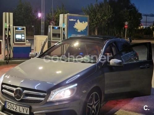 Usado Mercedes A220 AMG line 170 CV (125 kW) 2014 Gris / plata Berlina