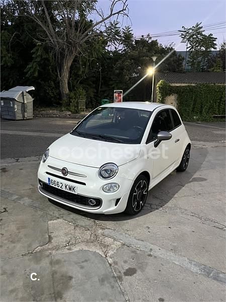 Usado Fiat 500 69 CV (50 kW) 2018 Blanco Berlina