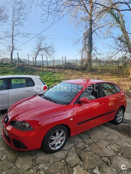 Usado Seat Ibiza Reference 100 CV (73 kW) 2009 Rojo Berlina