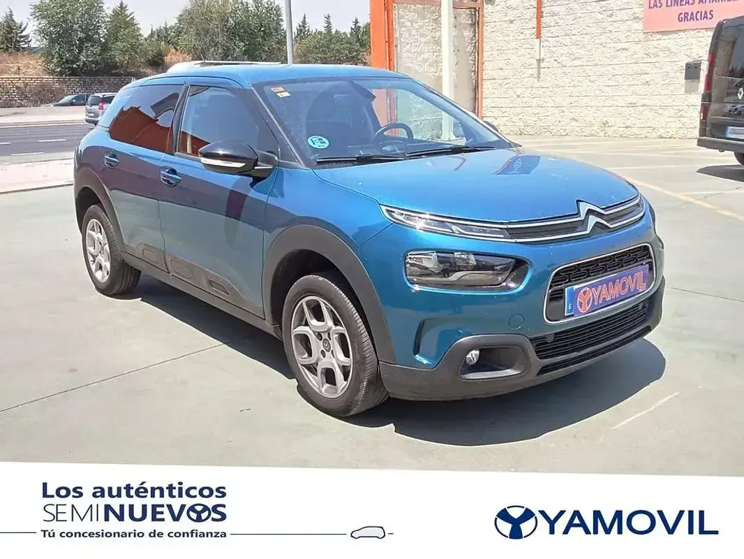 Usado Citroën C4 Cactus Feel 110 CV (80 kW) 2018 Azul Utilitario