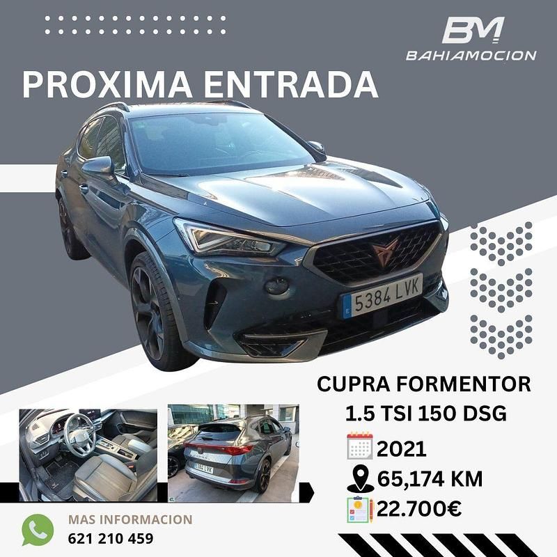 Usado Cupra Formentor 150 CV (110 kW) 2021 Gris / plata SUV