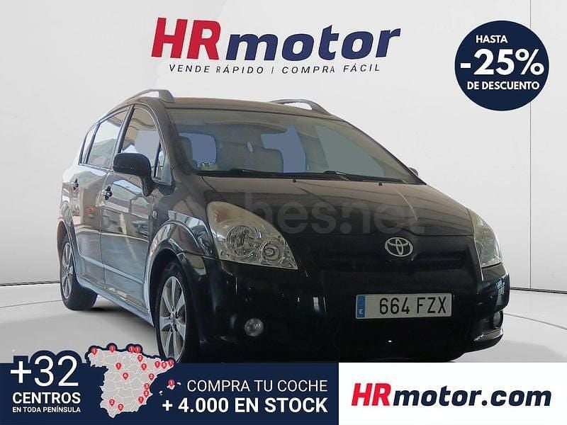 Usado Toyota Corolla Verso Luna 136 CV (100 kW) 2008 Negro Monovolumen