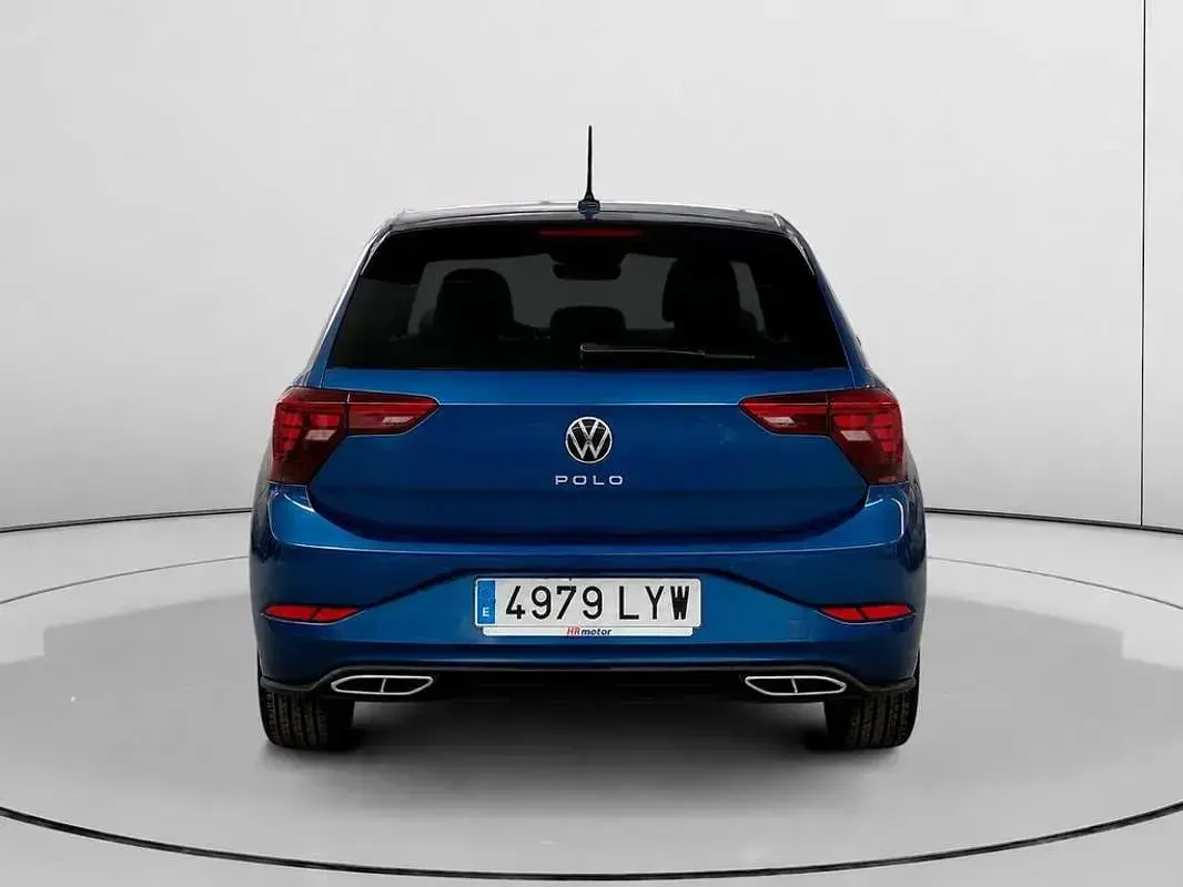 Usado VW Polo R-line 95 CV (69 kW) 2022 Azul Utilitario