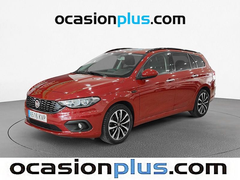 Rojo Usado 2019 Fiat Tipo Lounge Familiar | 11.546 € (Precio justo) - Imagen 1/4