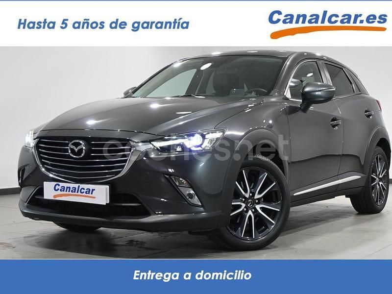 Gris Usado 2018 Mazda CX-3 Luxury SUV | 17.490 € (Precio justo) - Imagen 1/4