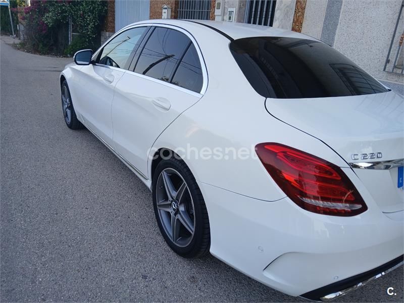 Usado Mercedes C220 Avantgarde 170 CV (125 kW) 2016 Blanco Berlina