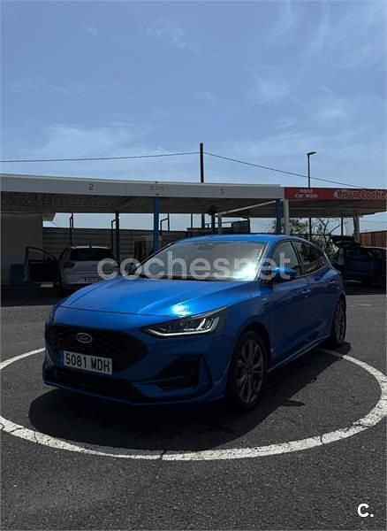 Usado Ford Focus ST-Line 125 CV (91 kW) 2023 Azul Berlina