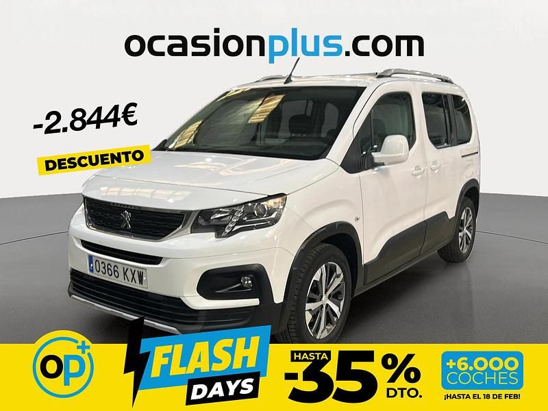 Blanco Usado 2019 Peugeot Rifter Allure Monovolumen | 15.450 € (Buen precio) - Imagen 1/4
