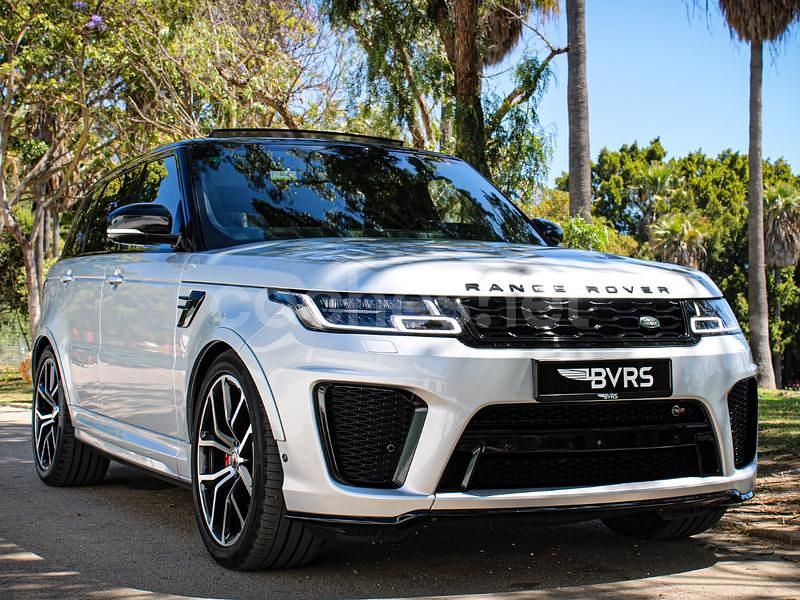 Gris / plata Usado 2018 Land Rover Range Rover Sport SVR SUV | 79.900 € - Imagen 1/4