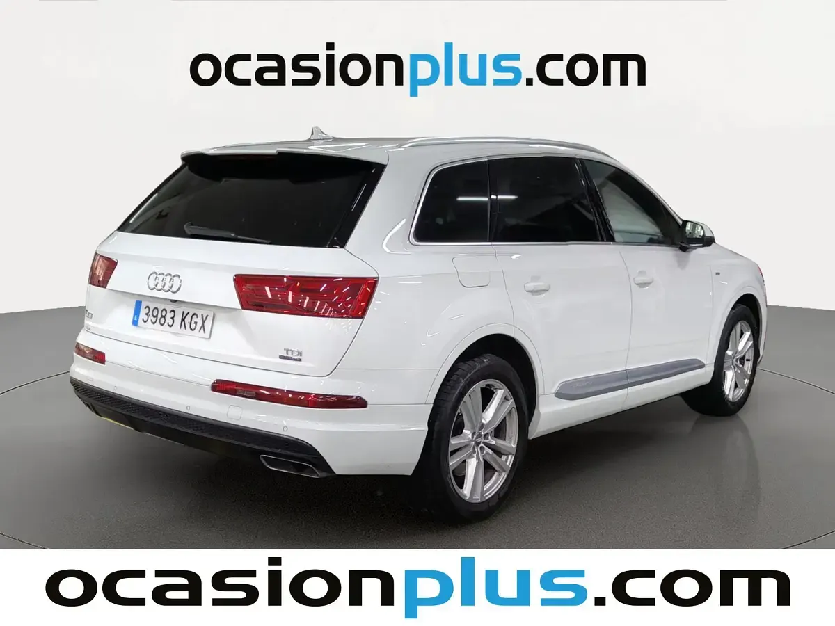 Usado Audi Q7 S-Line 272 CV (200 kW) 2018 Blanco SUV