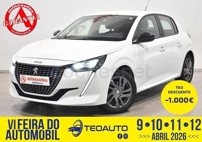 Usado Peugeot 208 Active 100 CV (73 kW) 2022 Blanco Utilitario
