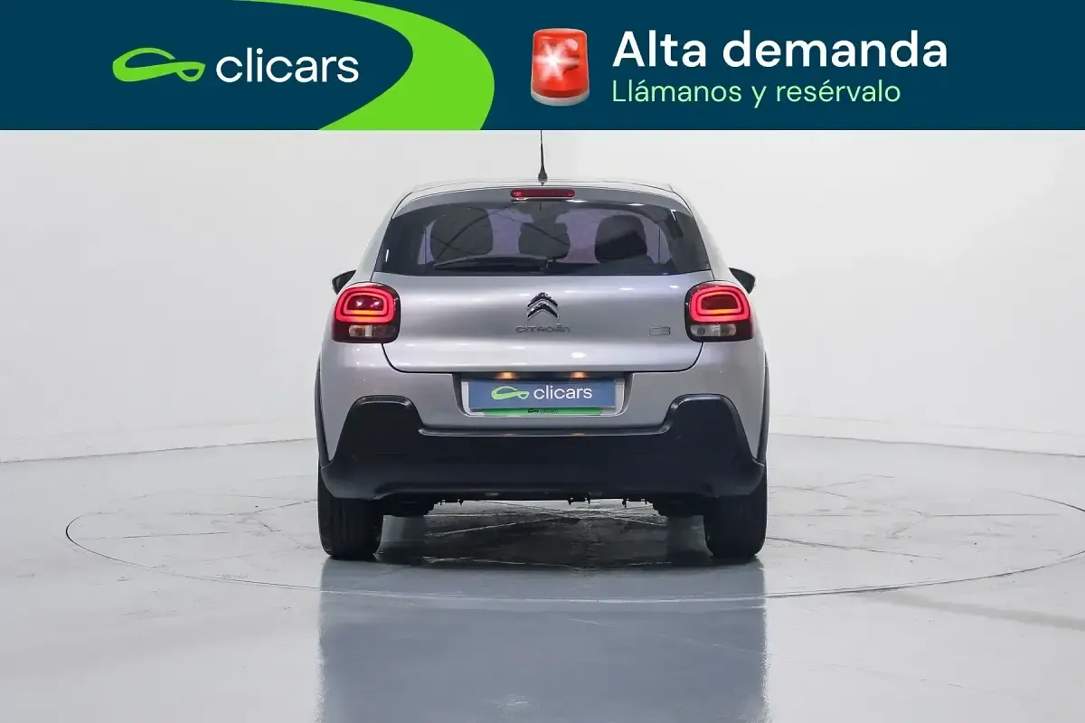 Usado Citroën C3 Feel 83 CV (61 kW) 2019 Gris / plata Utilitario