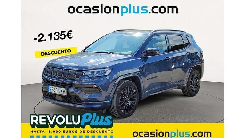 Azul Usado 2022 Jeep Compass SUV | 20.273 € (Precio justo) - Imagen 1/4
