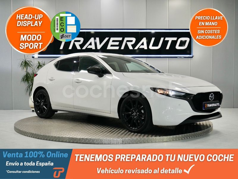 Blanco Usado 2023 Mazda 3 Homura-Line Berlina | 24.990 € (Precio justo) - Imagen 1/4