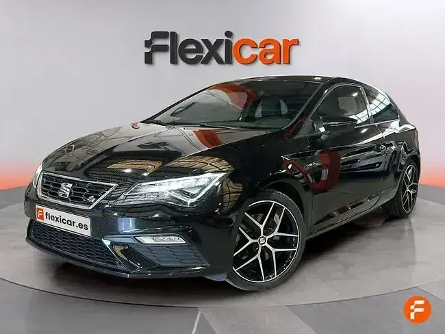 Usado Seat Leon FR 180 CV (132 kW) 2018 Negro Utilitario