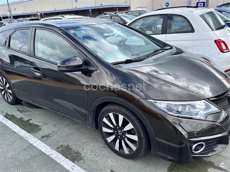 Marrón Usado 2016 Honda Civic Lifestyle Familiar | 12.400 € (Super precio) - Imagen 1/4