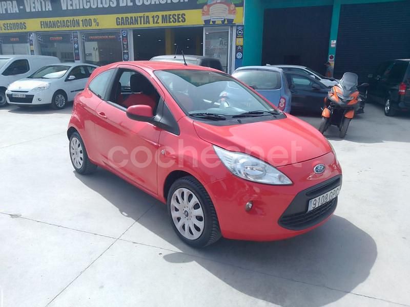 Rojo Usado 2009 Ford Ka Titanium Berlina | 5500 € (Caro) - Imagen 1/4