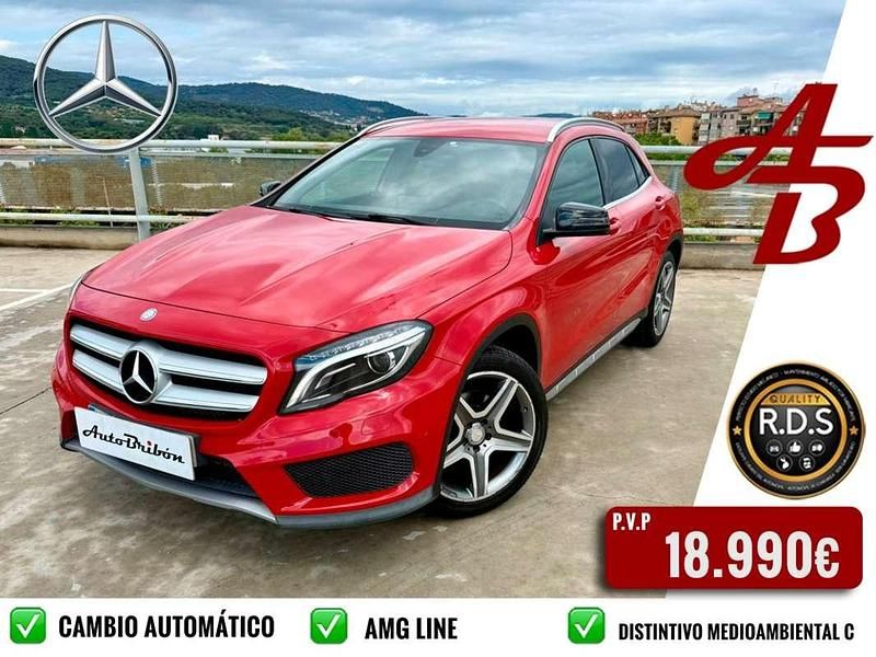 Rojo Usado 2016 Mercedes GLA220 AMG line SUV | 18.990 € (Buen precio) - Imagen 1/4