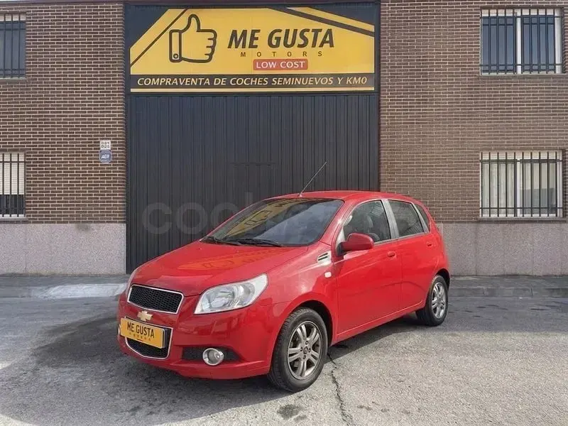 Usado Chevrolet Aveo LT 101 CV (74 kW) 2009 Rojo Berlina