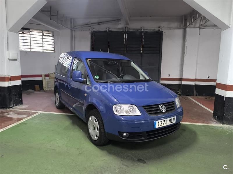 Usado VW Caddy Life 140 CV (102 kW) 2009 Azul Monovolumen