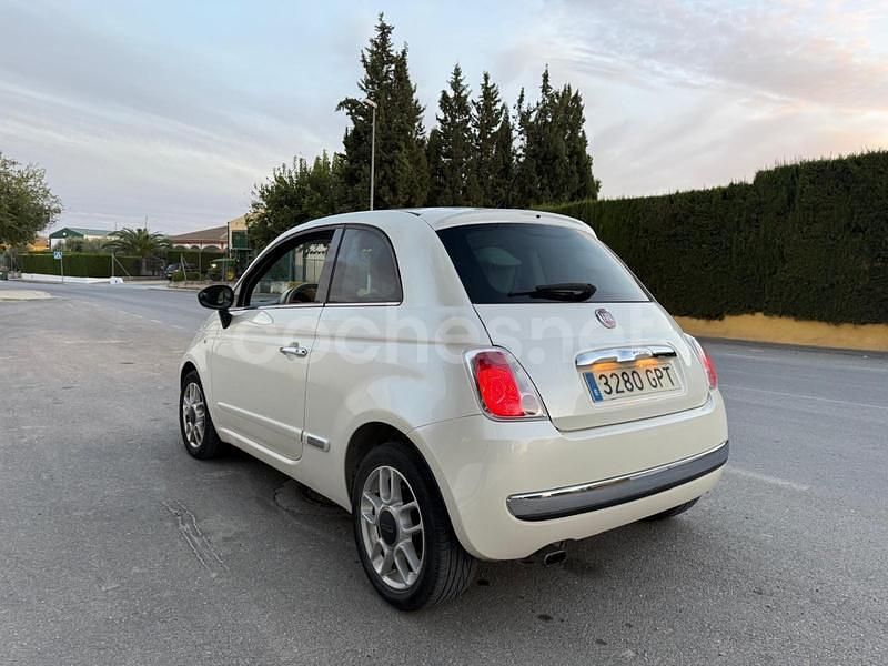 Usado Fiat 500 Lounge 69 CV (50 kW) 2009 Blanco Descapotable