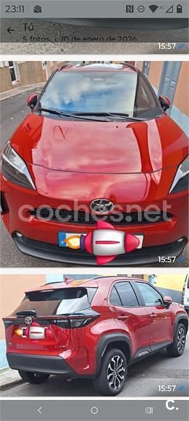 Rojo Usado 2024 Toyota Yaris Cross Active SUV | 22.500 € (Super precio) - Imagen 1/4