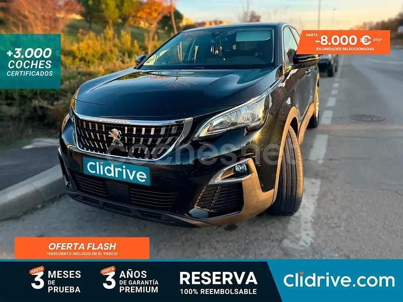 Negro Usado 2017 Peugeot 3008 Active SUV | 13.790 € (Precio justo) - Imagen 1/3