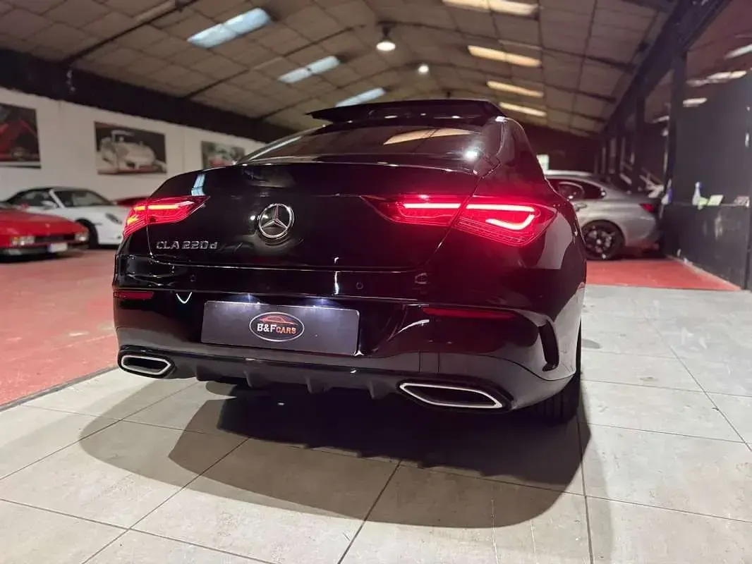 Usado Mercedes CLA220 190 CV (139 kW) 2020 Negro Berlina