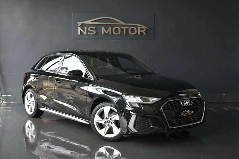 Usado Audi A3 Sportback S-Line 110 CV (80 kW) 2021 Negro Utilitario