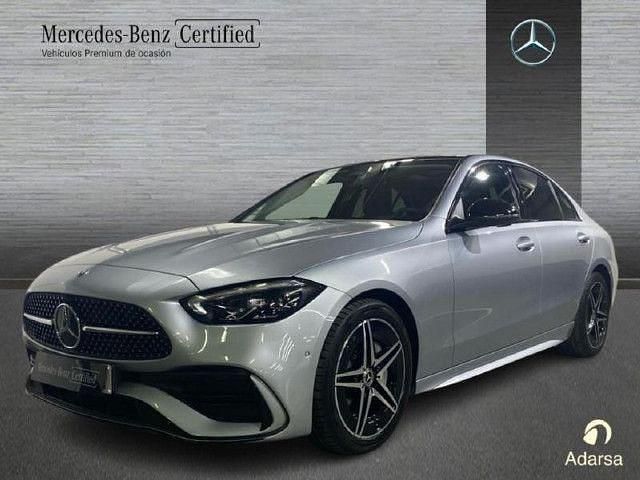 Usado Mercedes C220 AMG line 200 CV (147 kW) 2025 Plata hightech