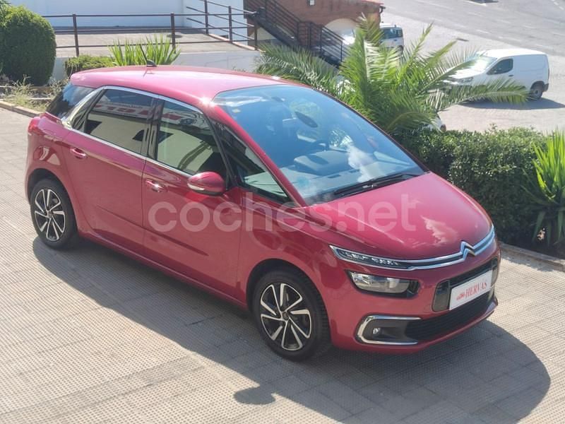 Usado Citroën C4 Picasso Feel 120 CV (88 kW) 2018 Granate Monovolumen