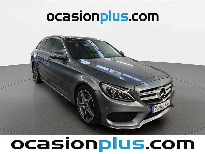 Usado Mercedes C220 170 CV (125 kW) 2018 Gris Familiar
