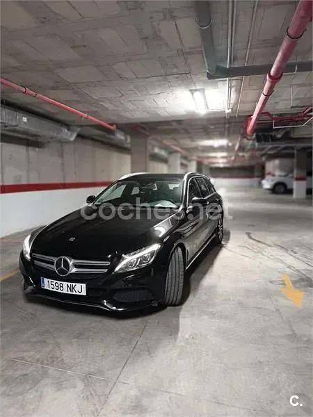 Usado Mercedes C350e 279 CV (205 kW) 2015 Negro Familiar