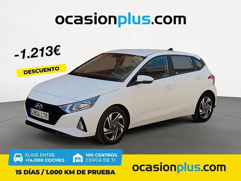 Blanco Usado 2021 Hyundai i20 Berlina | 13.350 € (Precio justo) - Imagen 1/4